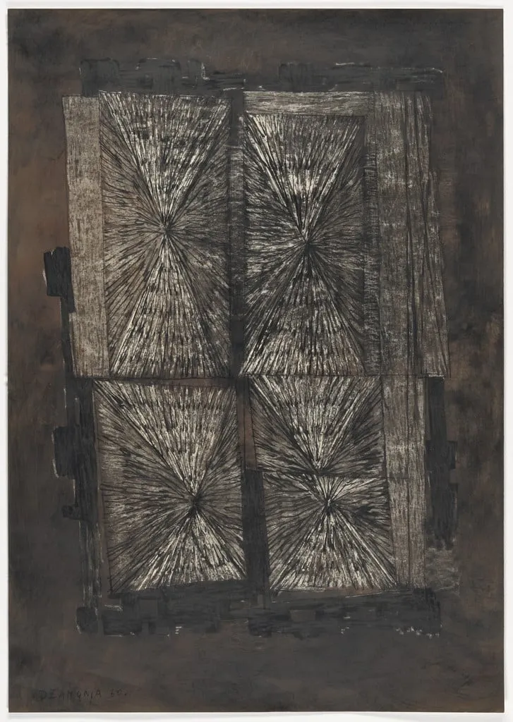 Untitled, by Dušan Džamonja, ink, 1960