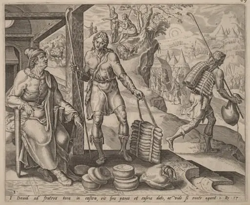Jesse Sending David to the Camp, by Dutch 16th Century