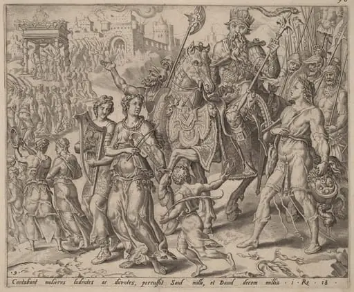 The Triumph of Saul and David, by Dutch 16th Century