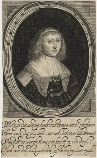 Anna Maria van Schurman, by Dutch 17th Century