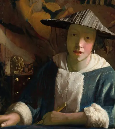 Girl with a Flute, by Dutch 17th Century