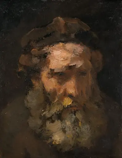 Head of Saint Matthew, by Dutch 17th Century