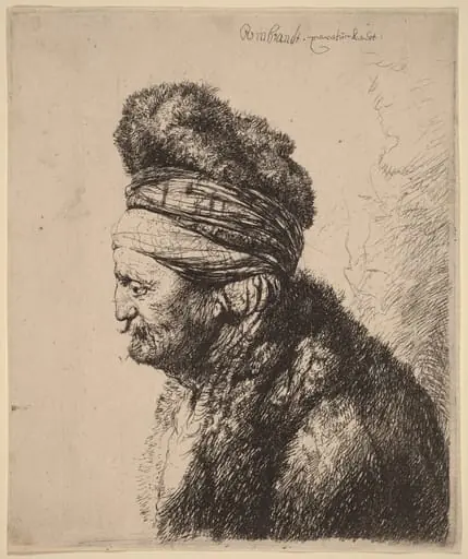 The Second Oriental Head, by Dutch 17th Century
