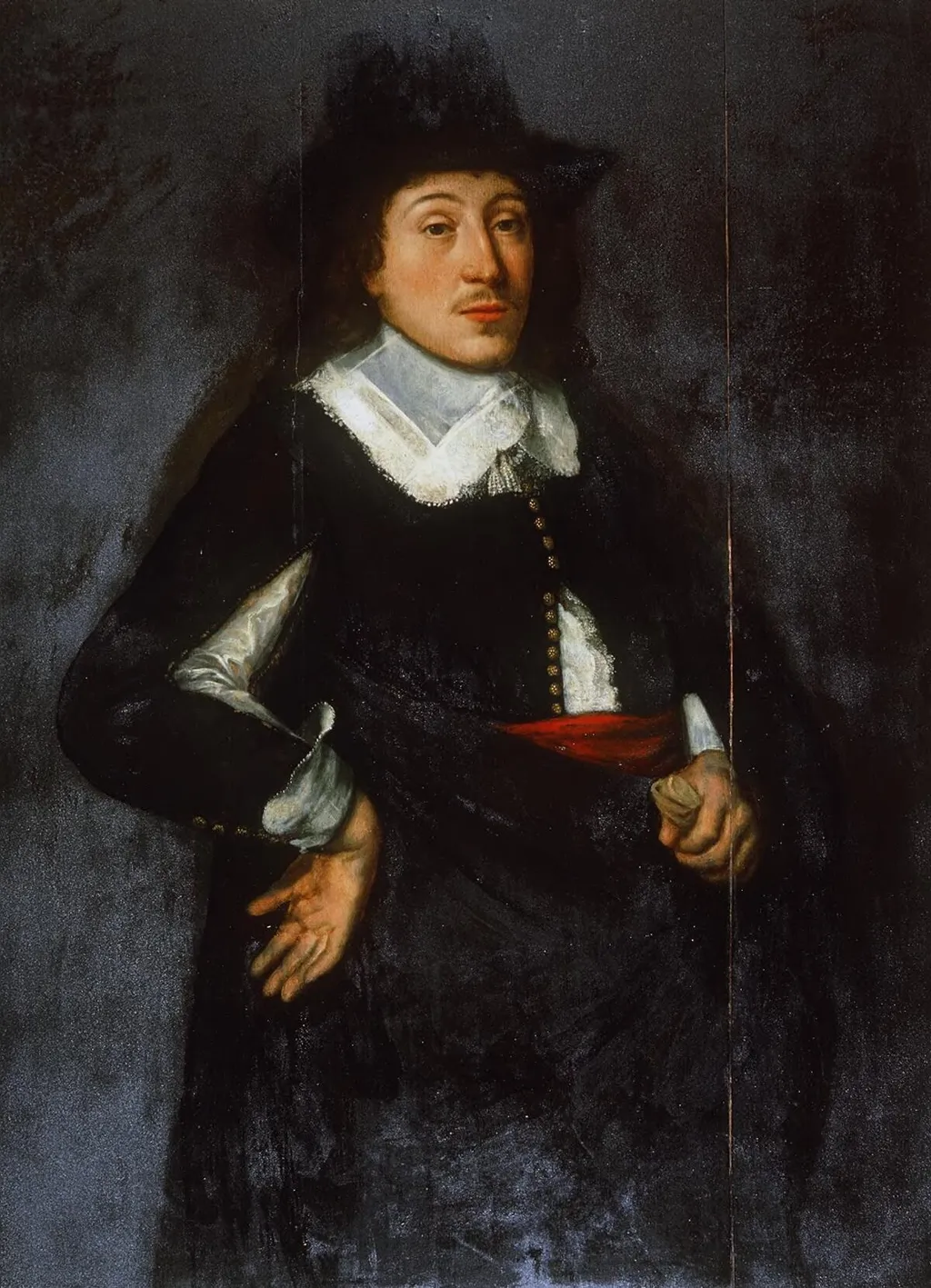 Portrait of a gentleman, by Dutch School, oil, 1600