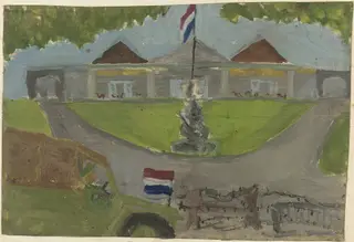 Dutch Troops Occupied the Presidential Palace