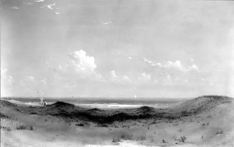 A Glimpse of the Sea, by Dwight William Tryon