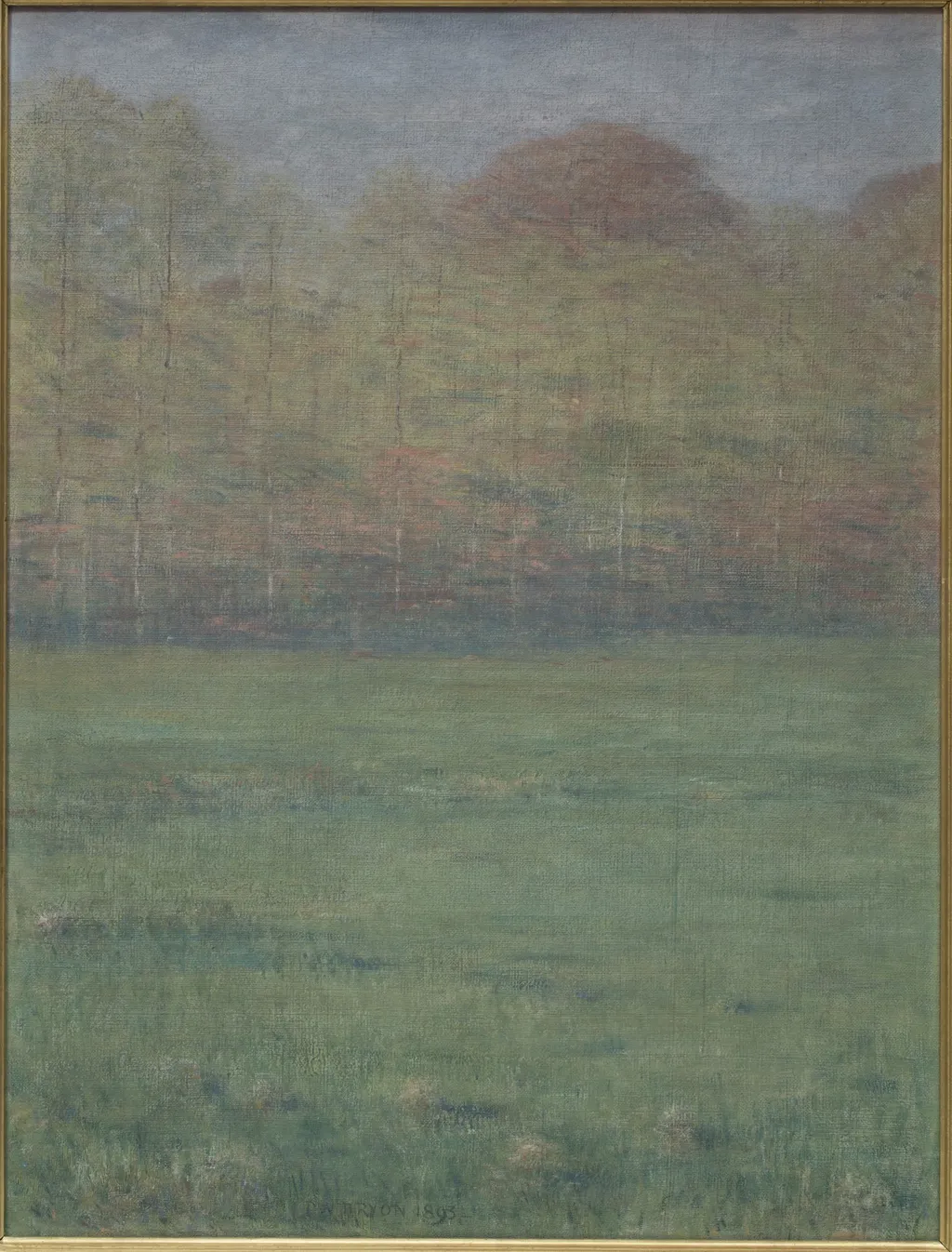 Autumn, by Dwight William Tryon, oil, 1897