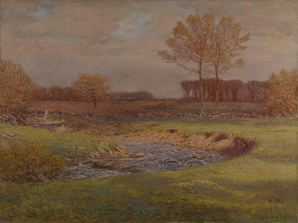 The Brook in May, by Dwight William Tryon