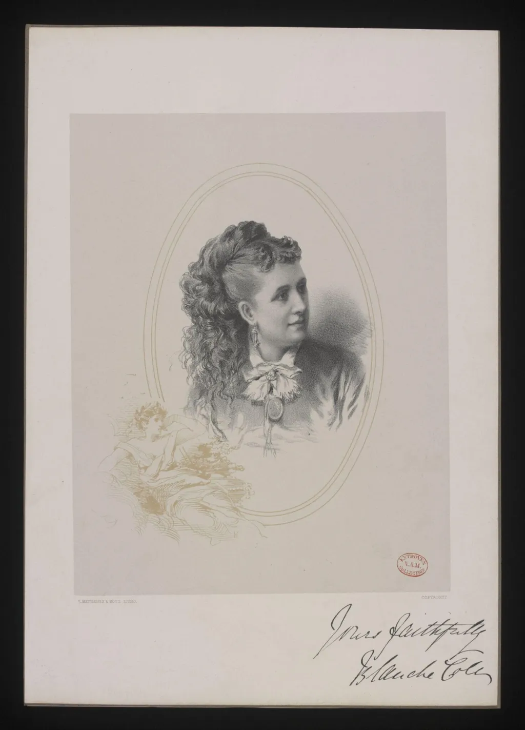 Blanche Cole, by E. Matthews & Sons, 1850