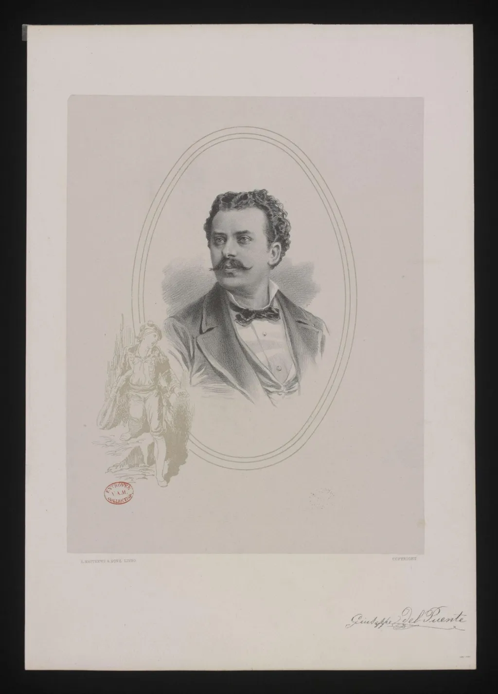 Giuseppe del Puente, by E. Matthews & Sons, 1850