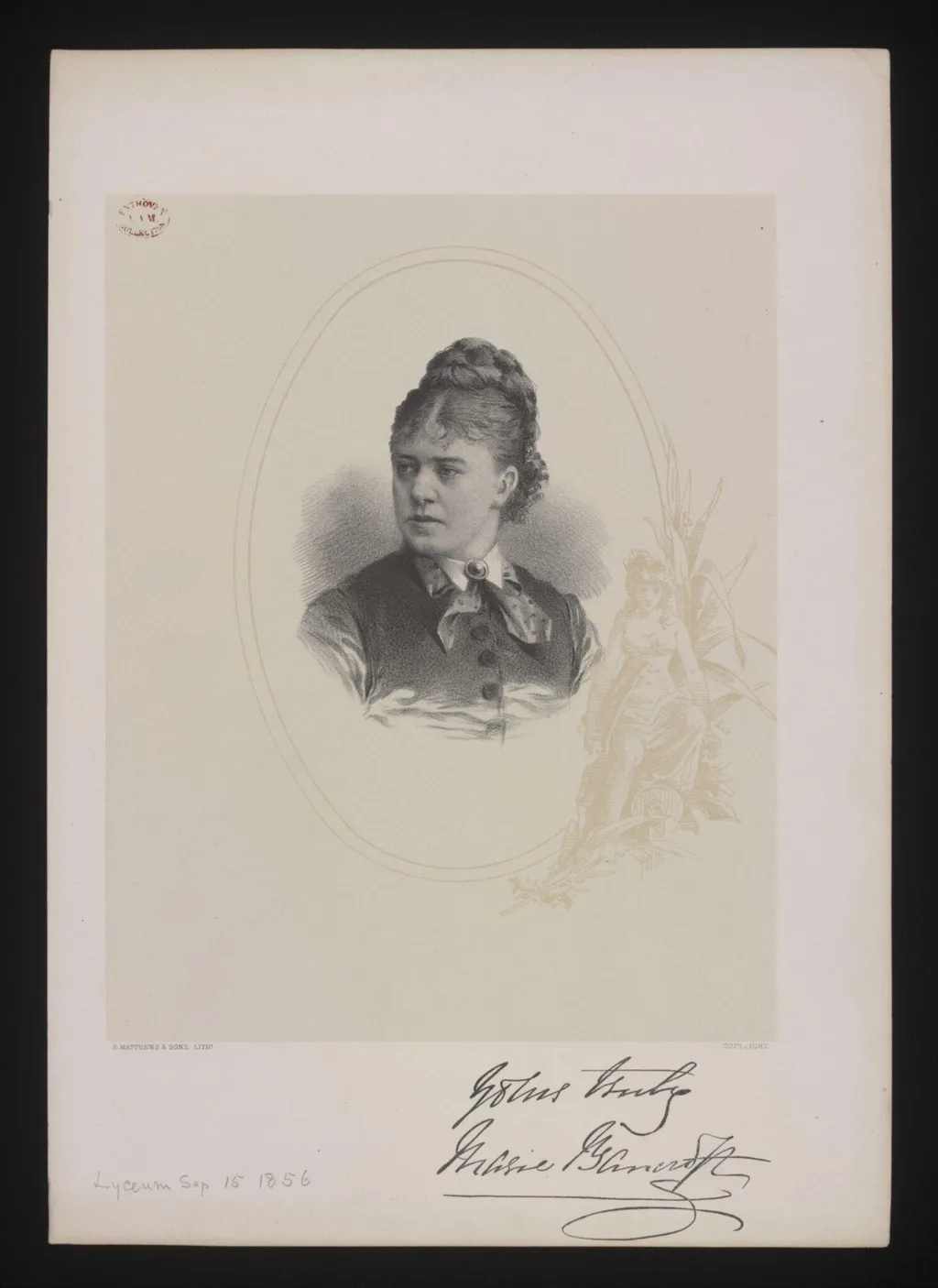 Marie Bancroft, by E. Matthews & Sons, 1850