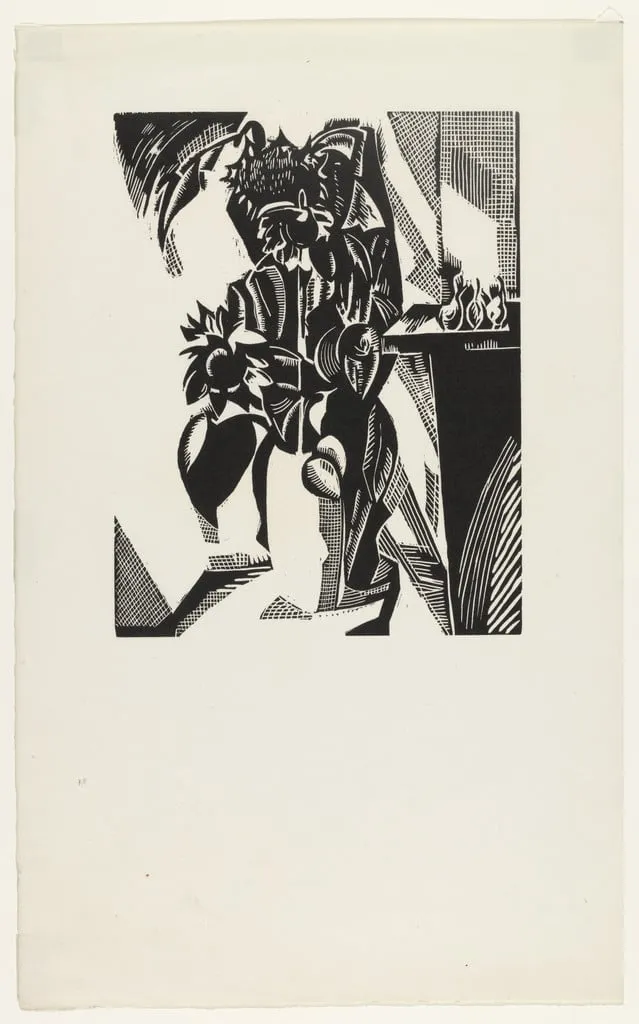 Untitled, by E. McKnight Kauffer, ink, 1920