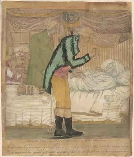 The Death of George Washington, by E. Pember and S. Luzerder