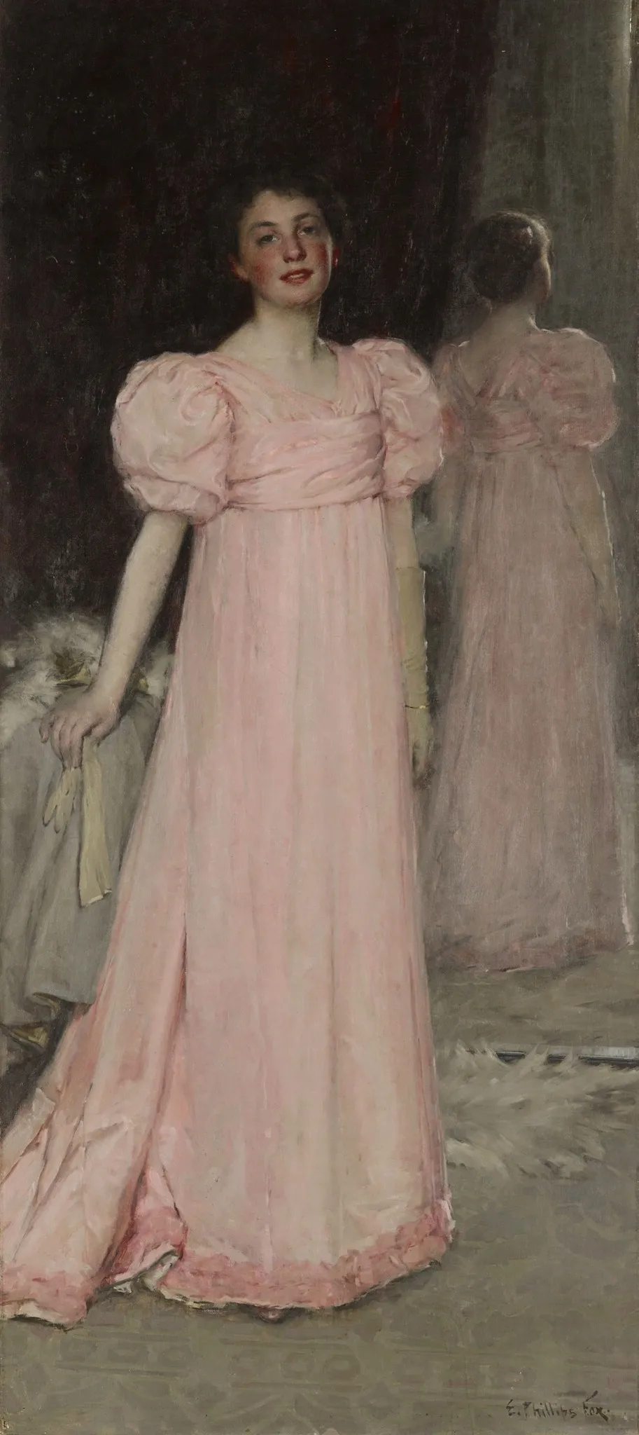 Portrait of My Cousin, by E. Phillips Fox, oil, 1897