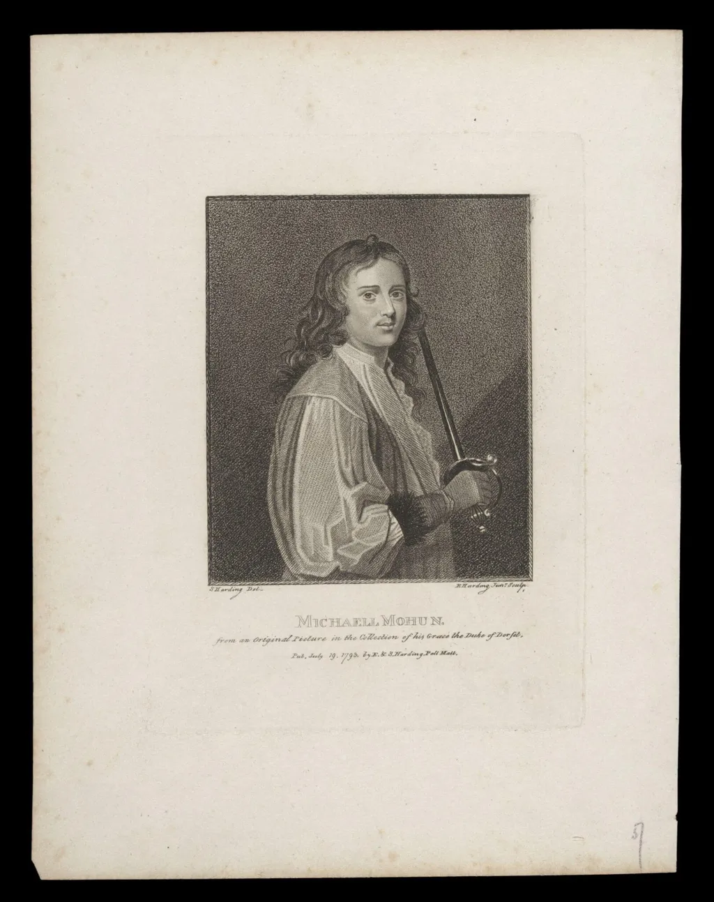 H Beard Print Collection, by E. & S. Harding, 1750