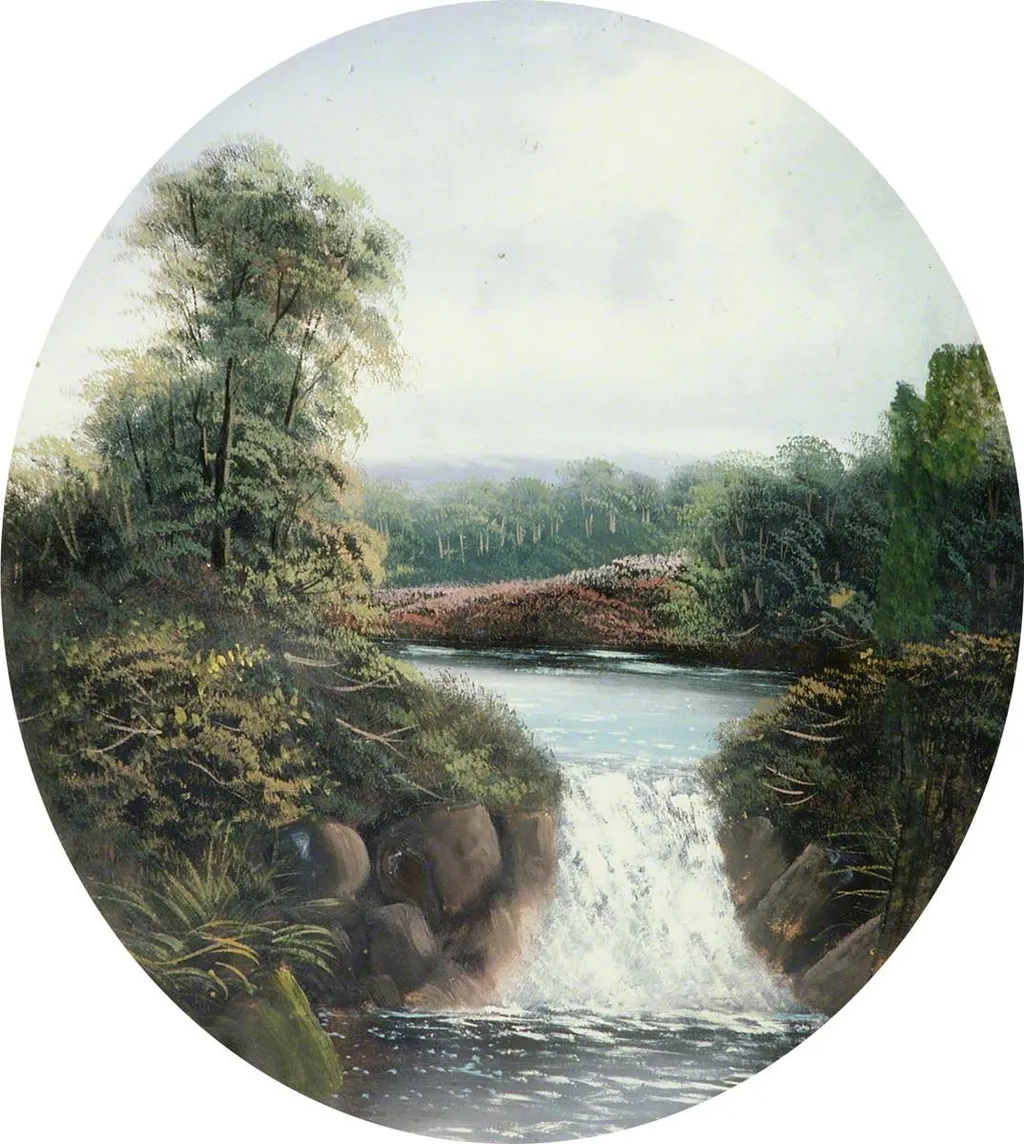 Llandaff, Glamorgan, by E. S. Reid, oil, 1900