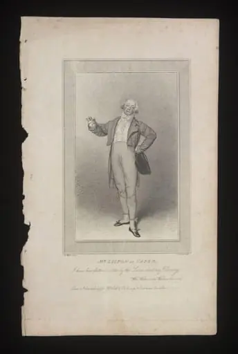 Mr Liston as Caper, by E Scriven