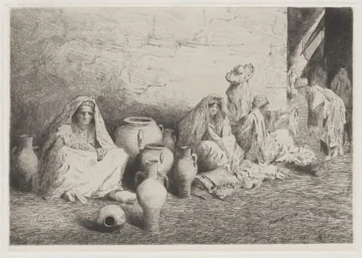 Market in Tangiers [Mercato di Tangeri], by E. Tommasi