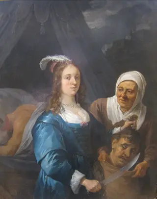 Judith with the Head of Holofernes, by David Teniers the Younger, oil, 1650