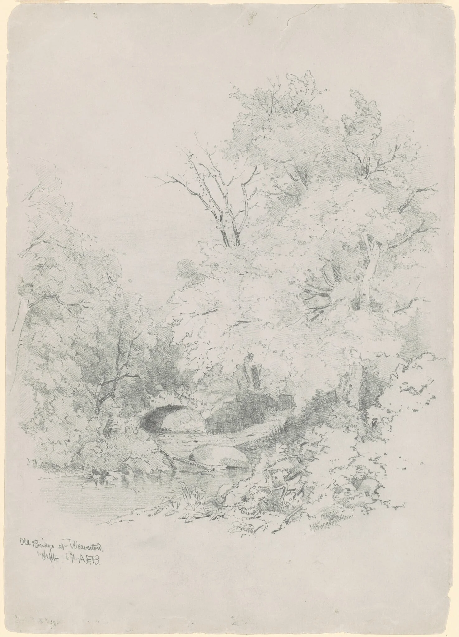 Old Bridge at Weaverton, detail