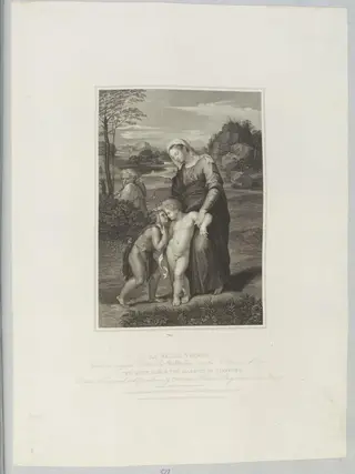 'La Belle Vierge', by Peltro William Tomkins