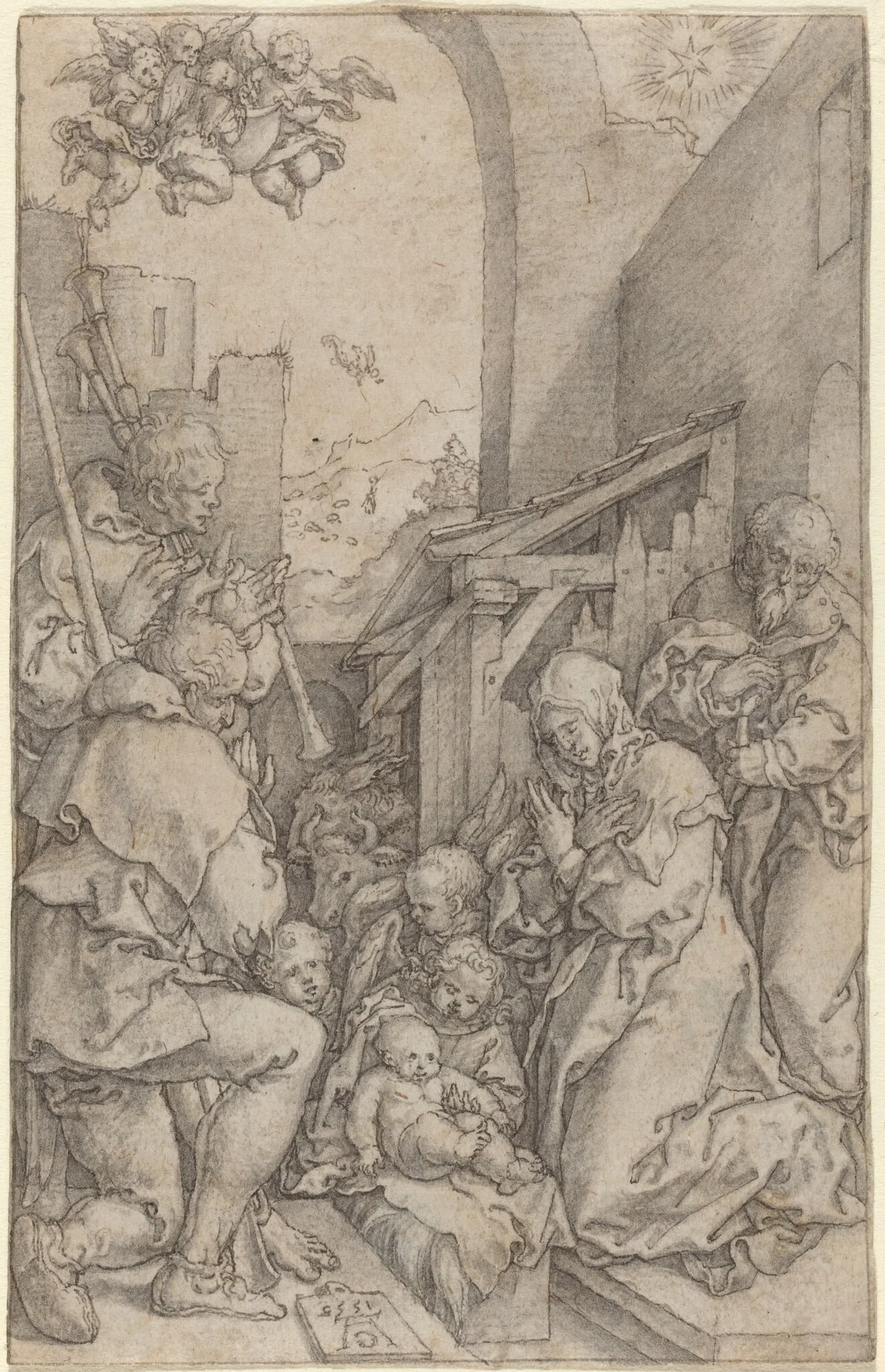 The Nativity, detail