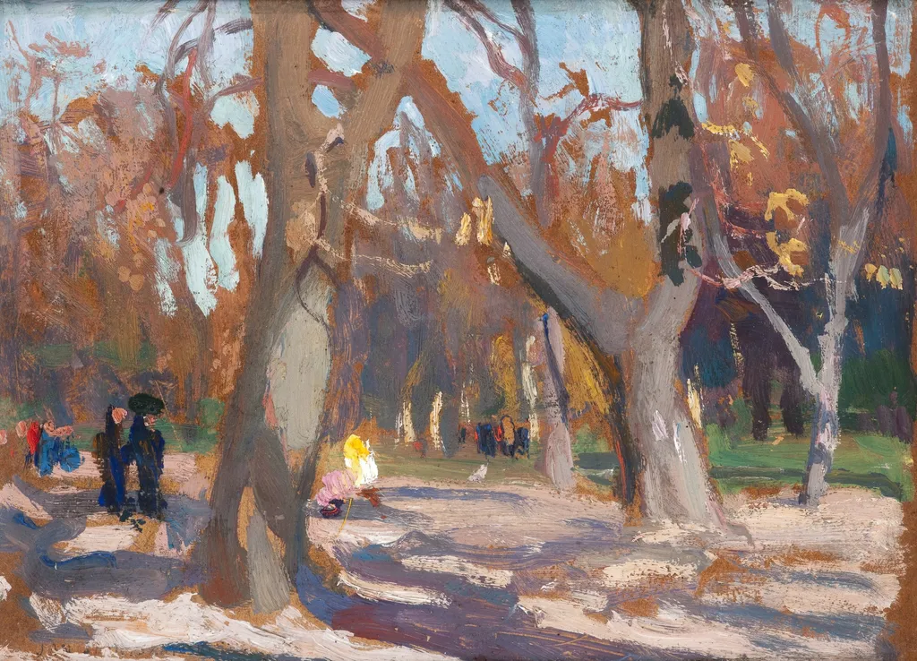 The Planty Park in Krakow, by Jan Stanisławski, unspecified, 1903