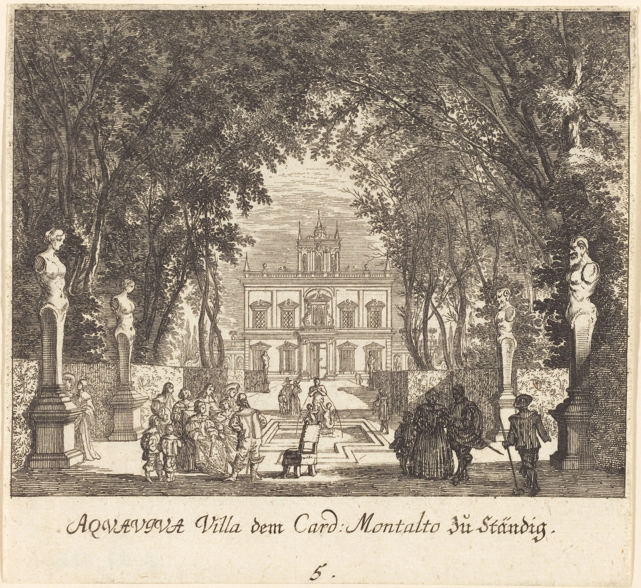 Villa Aquaviva, detail