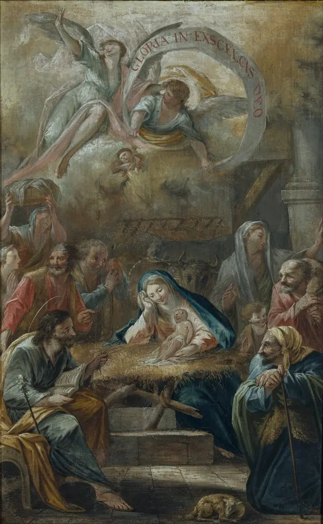 Birth of Jesus and the Adoration of the Shepherds, by Francesc Pla i Duran, unspecified, 1790