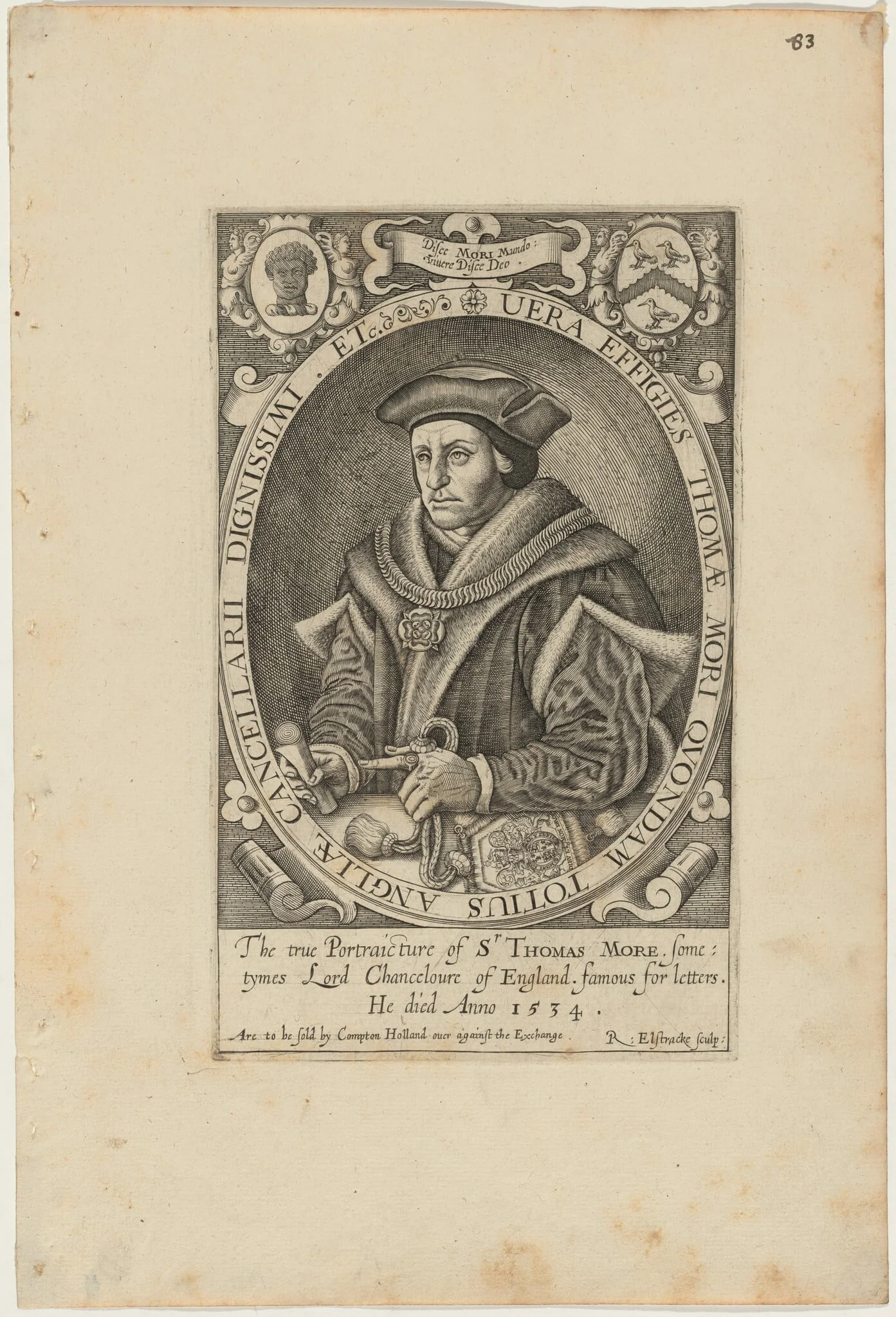 Sir Thomas More, detail