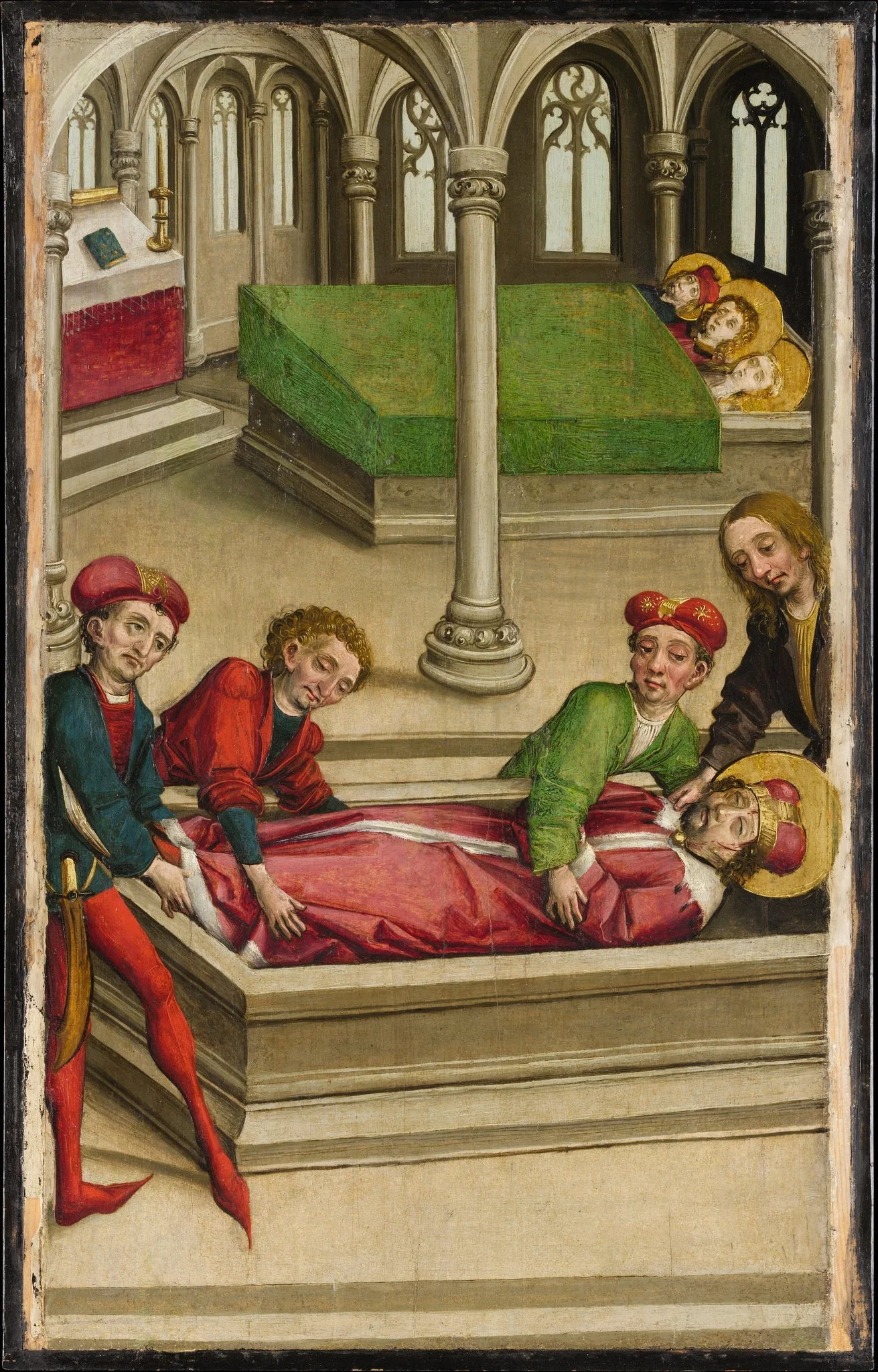 The Burial of Saint Wenceslas, detail