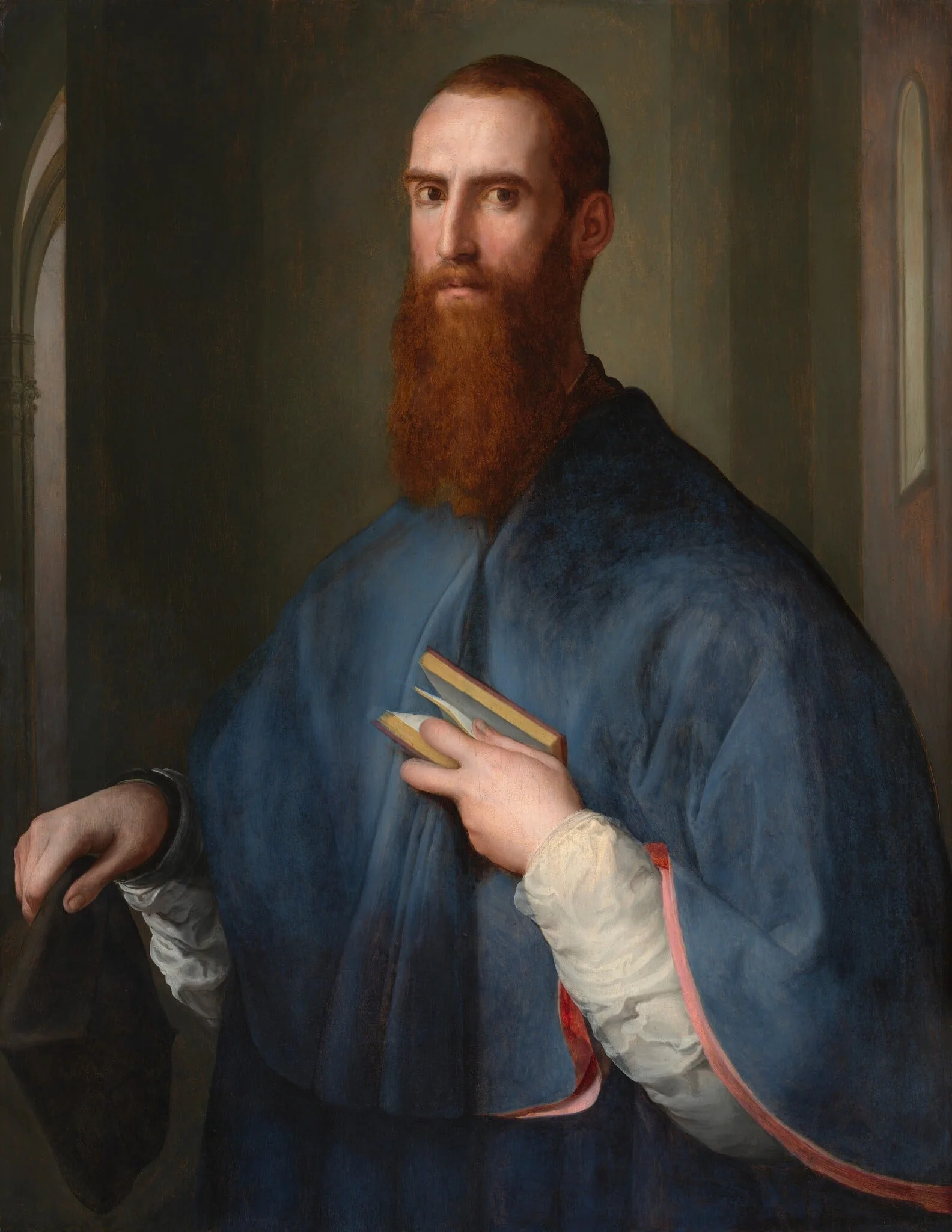Monsignor della Casa, detail