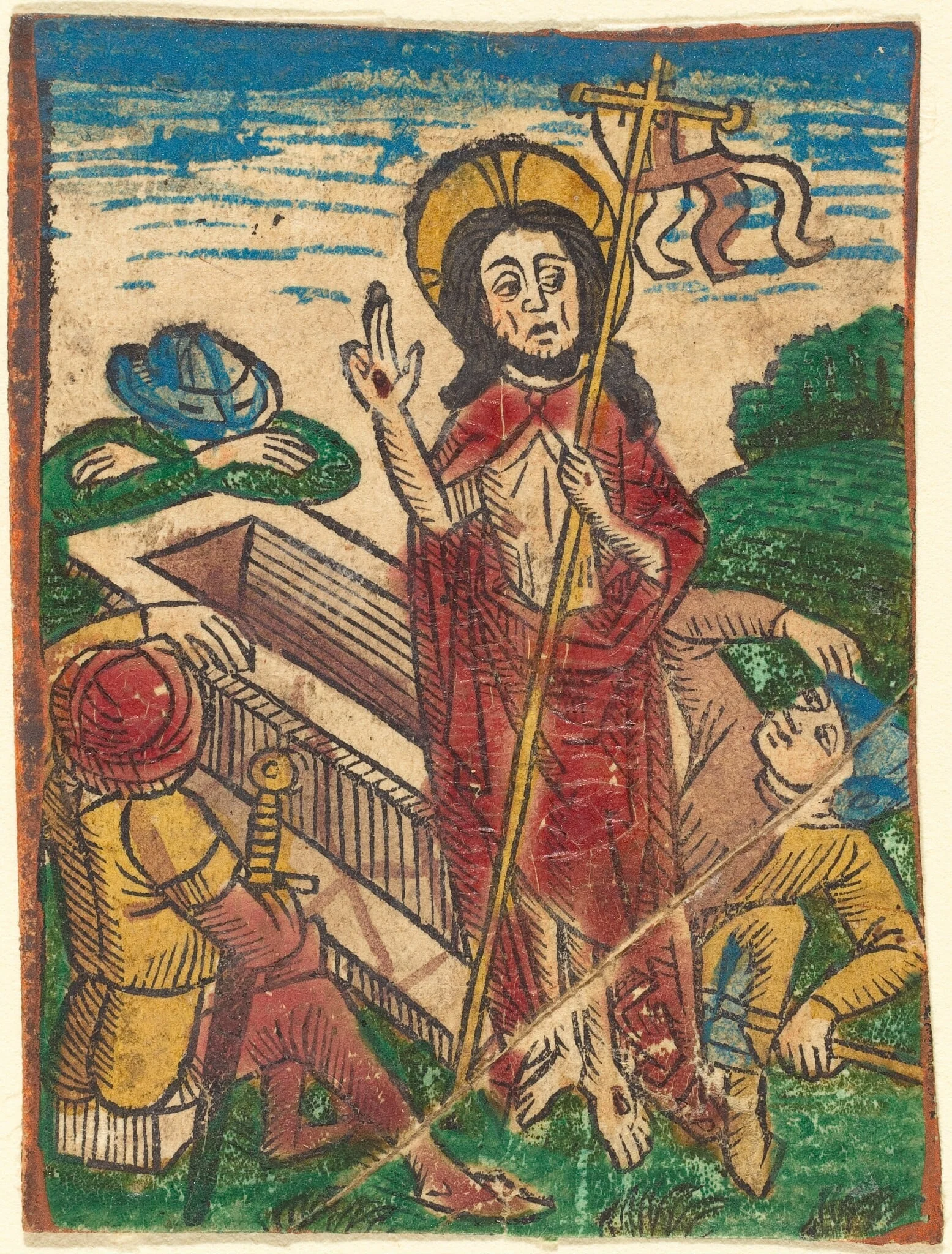 The Resurrection, detail