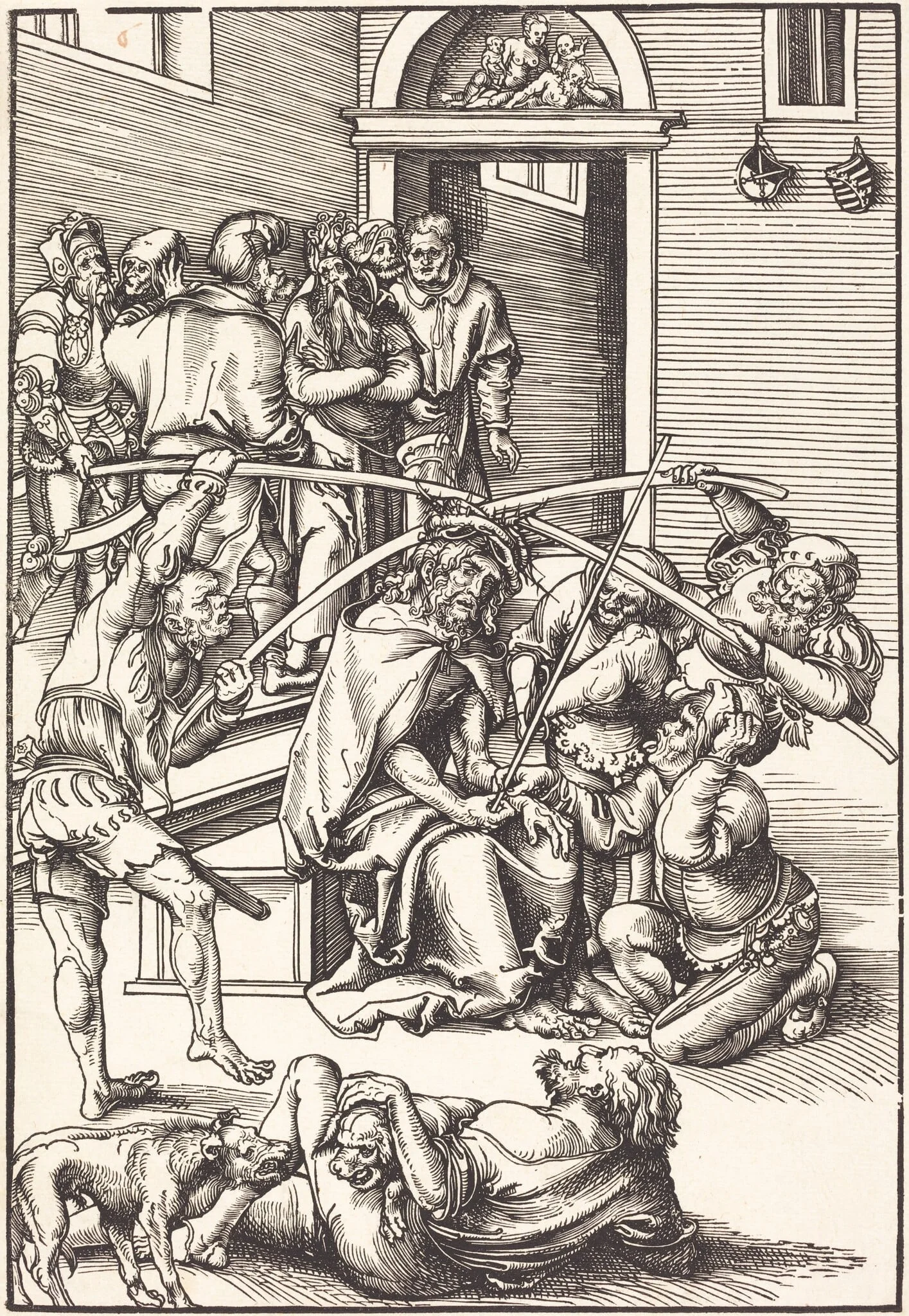 Christ Crowned with Thorns, detail