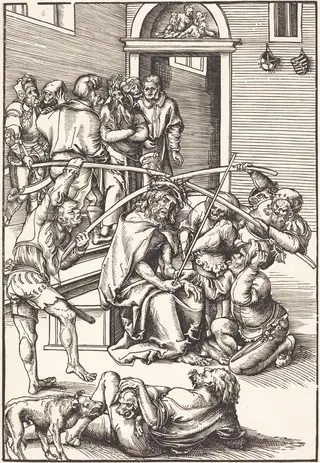 Christ Crowned with Thorns, by Lucas Cranach the Elder, ink, 1509