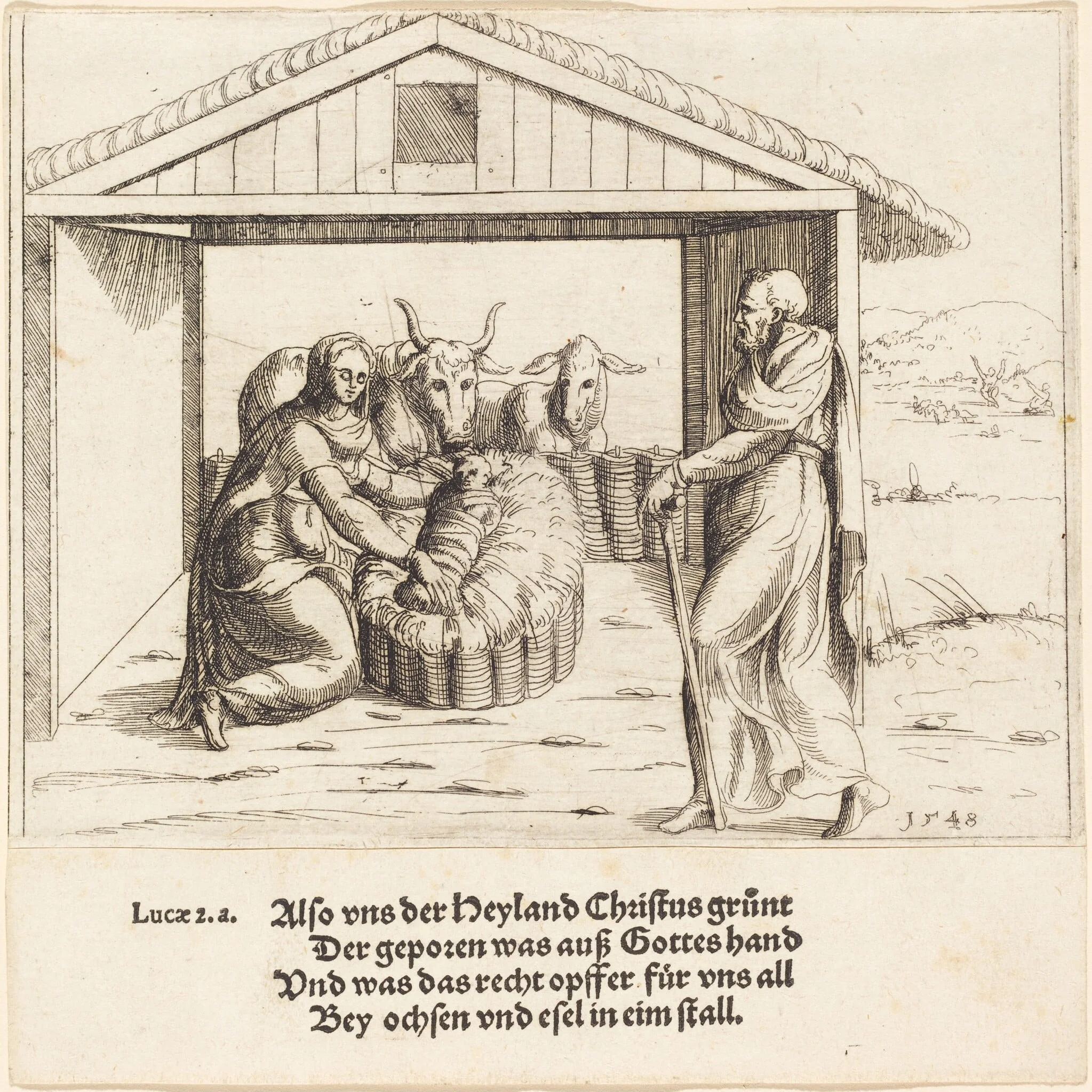 The Nativity, detail