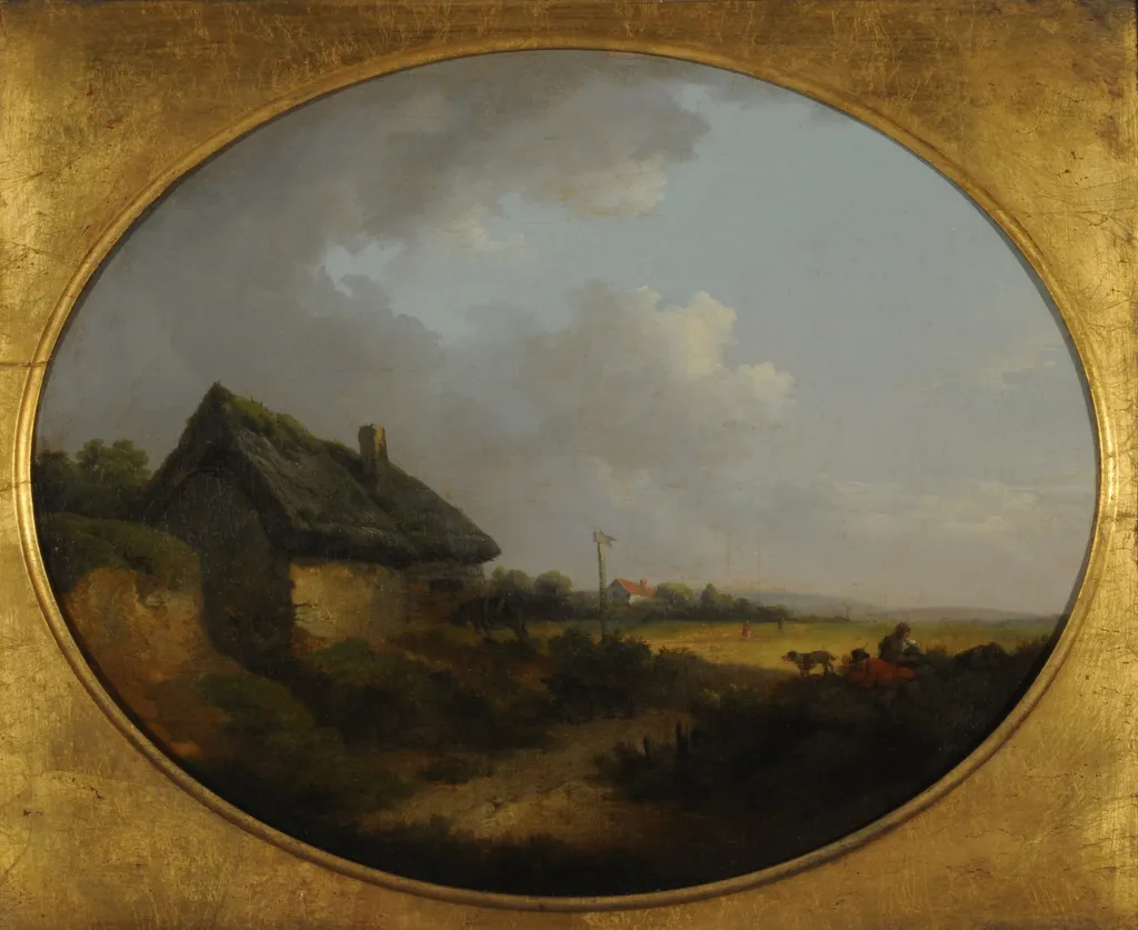 Paisaje, by George Morland, oil, 1793