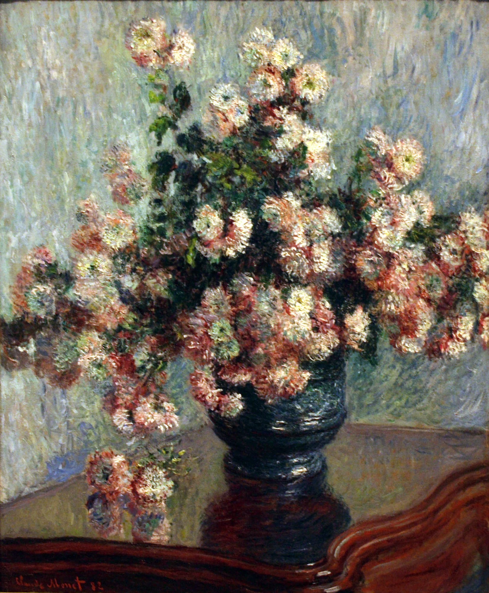 Chrysanthemums, detail