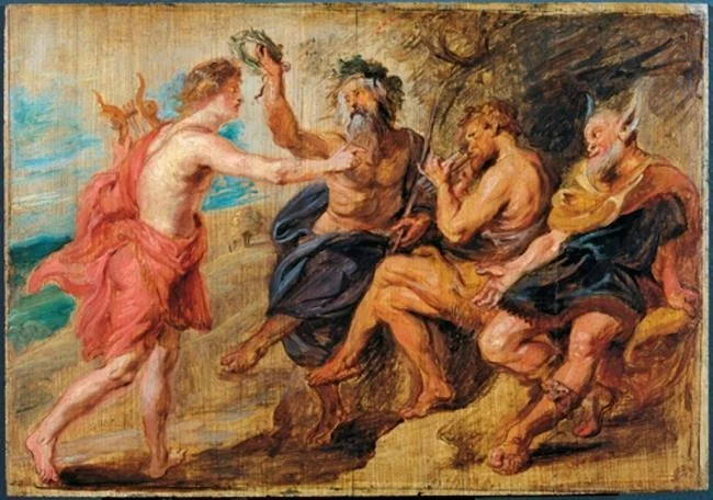 Apollo as Victor over Pan (sketch for the Torre de la Parada), detail