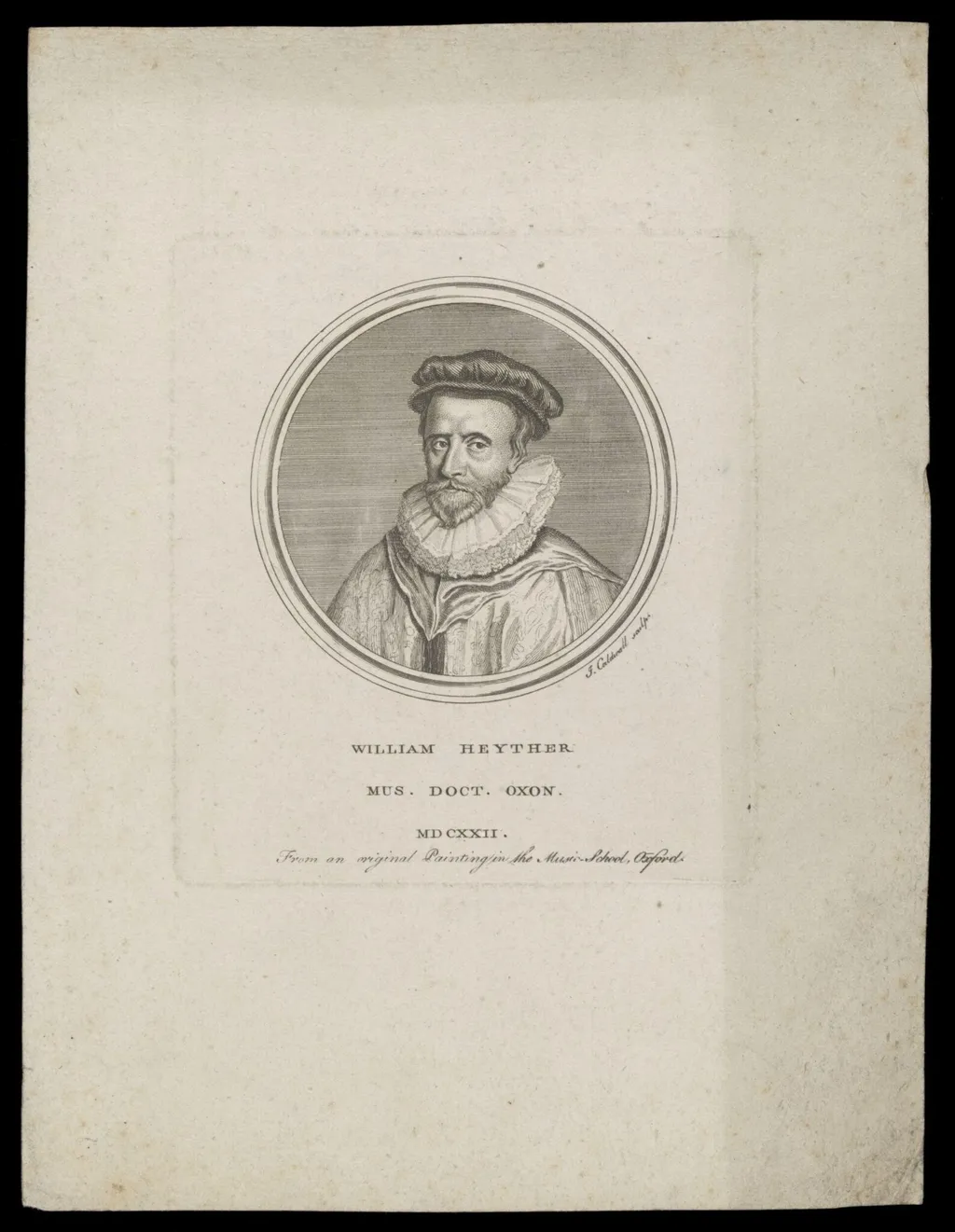 H Beard Print Collection, by J. Caldwall, 1750