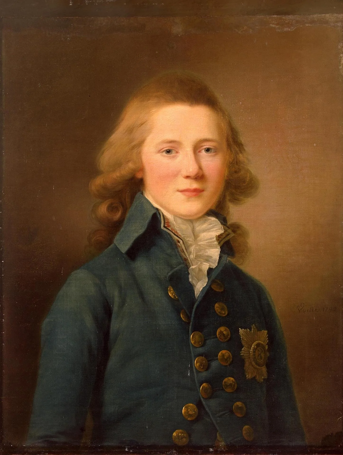 Portrait of Grand Duke Alexander Pavlovich, detail