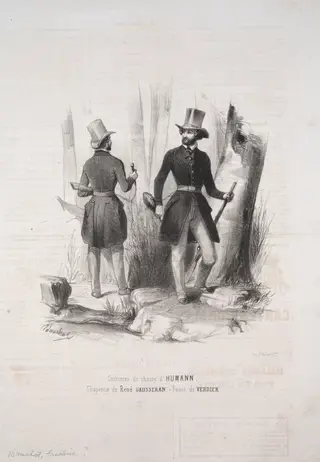 Costumes de Chasse d'Humann, by Frédéric Bouchot, 1804