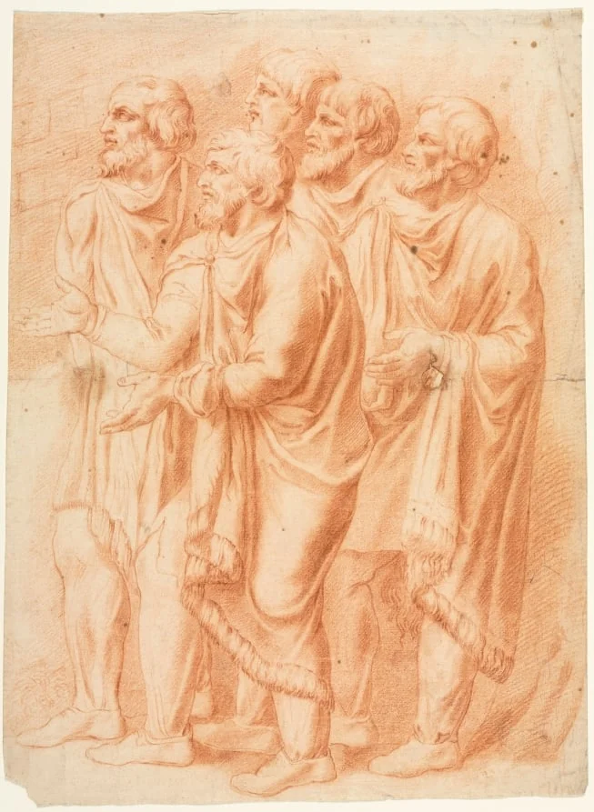 The Suppliants, detail