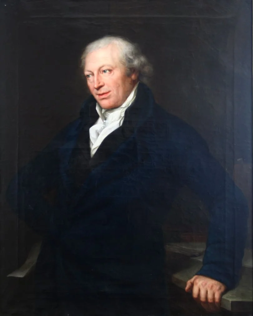 Portrait Berliner Bankier Joel Samuel von Halle, detail
