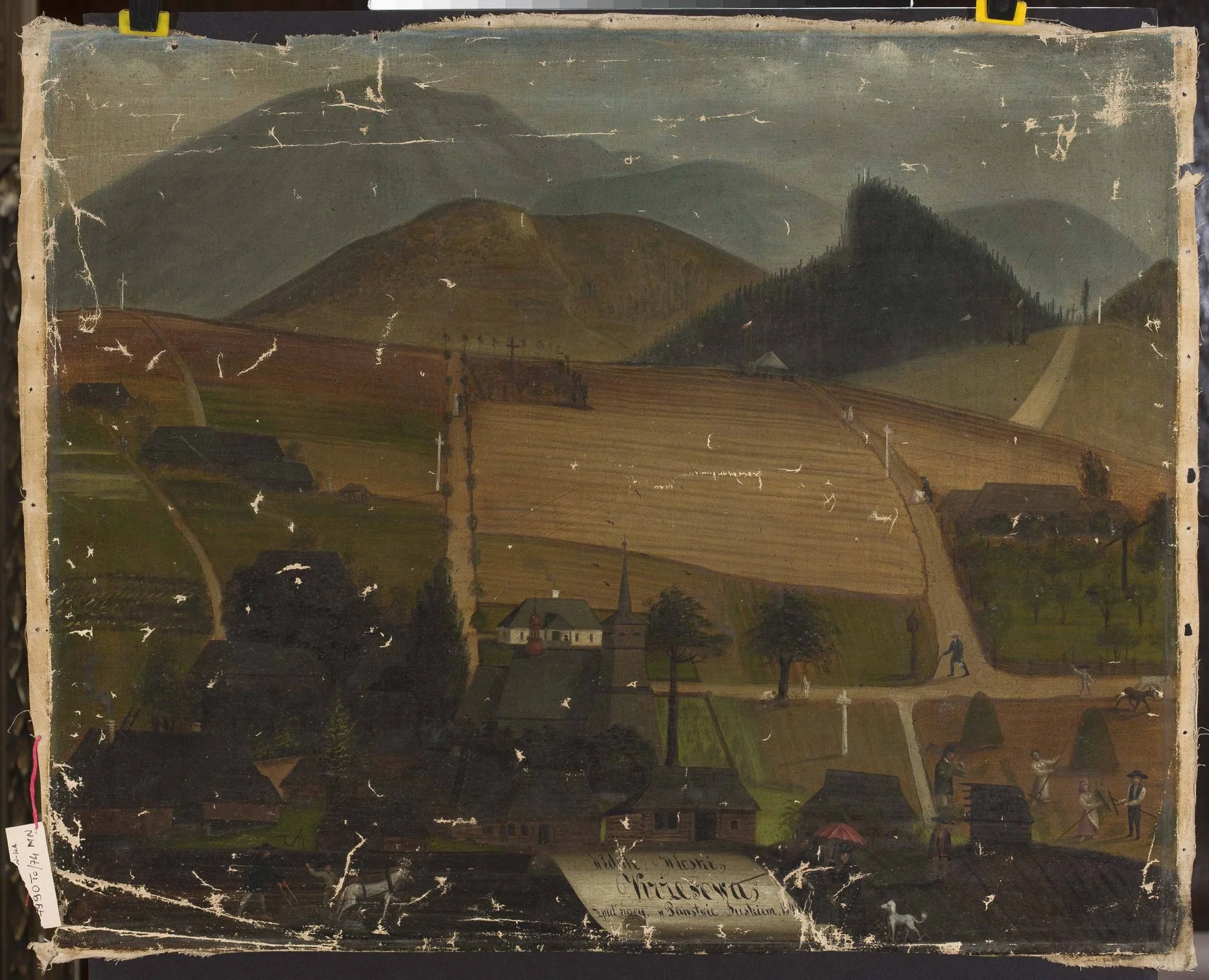 View of Krzeszów, detail