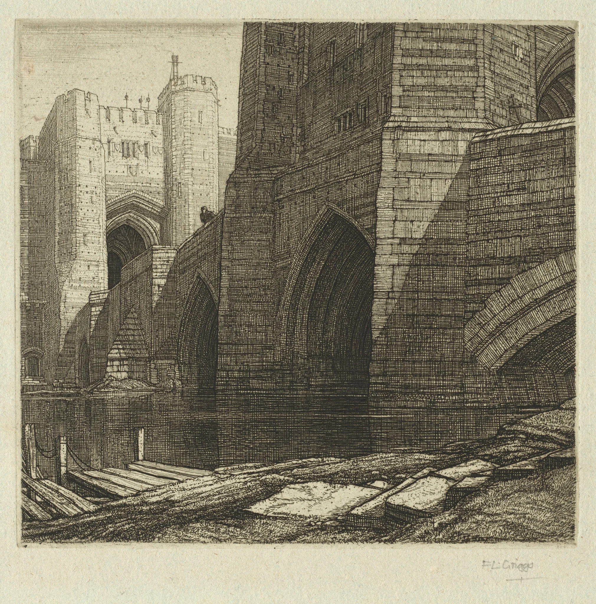 The Barbican, detail
