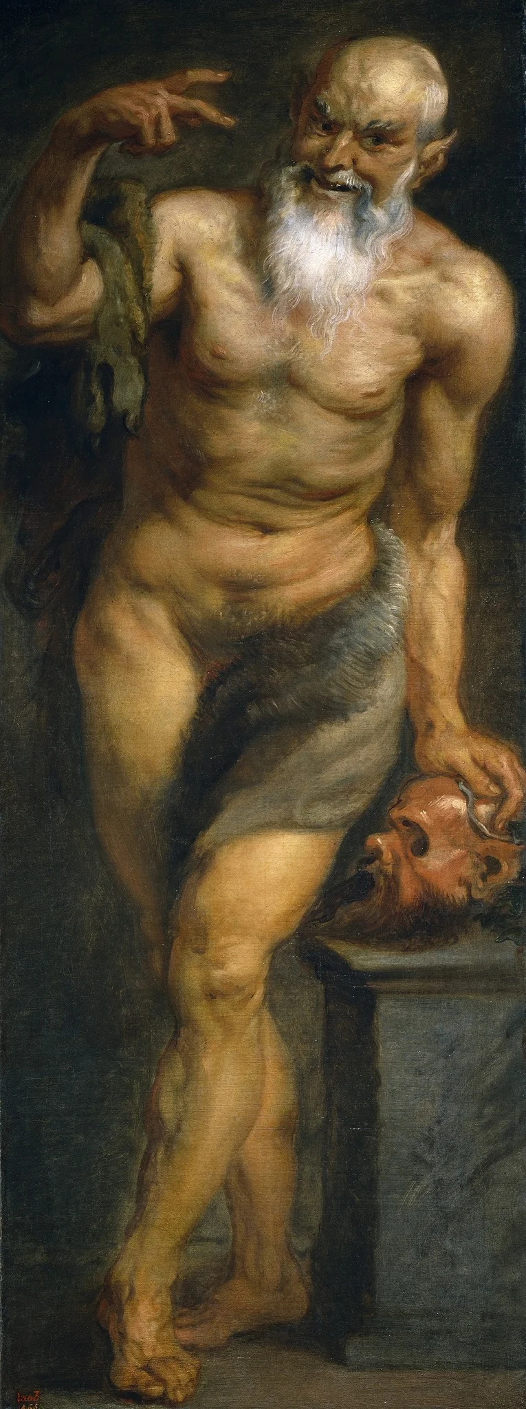 Satyr, detail