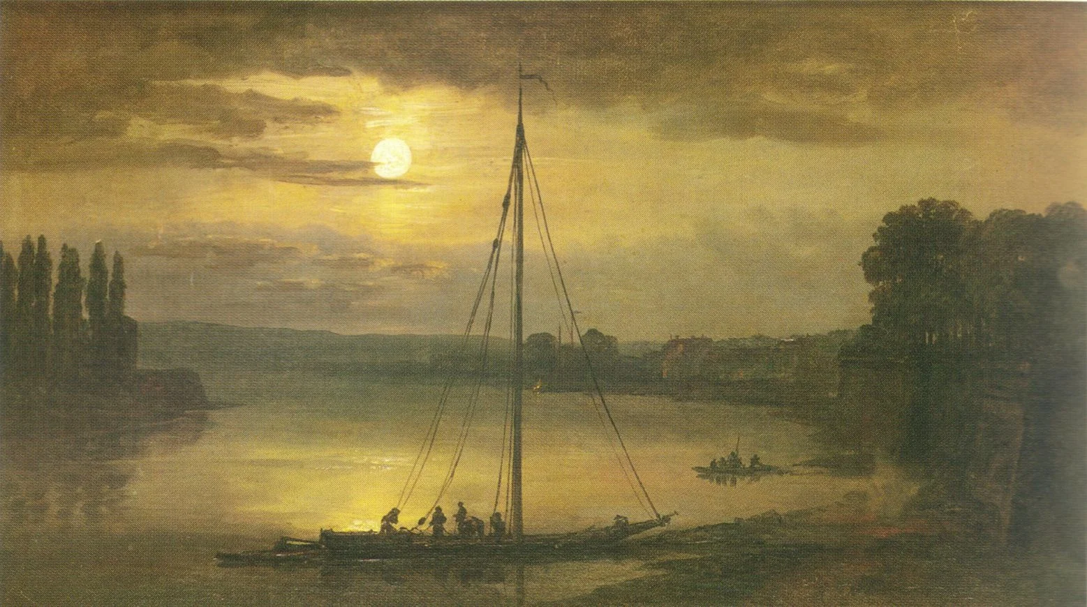 View of the Elbe near the Brühlsche Terrasse, detail