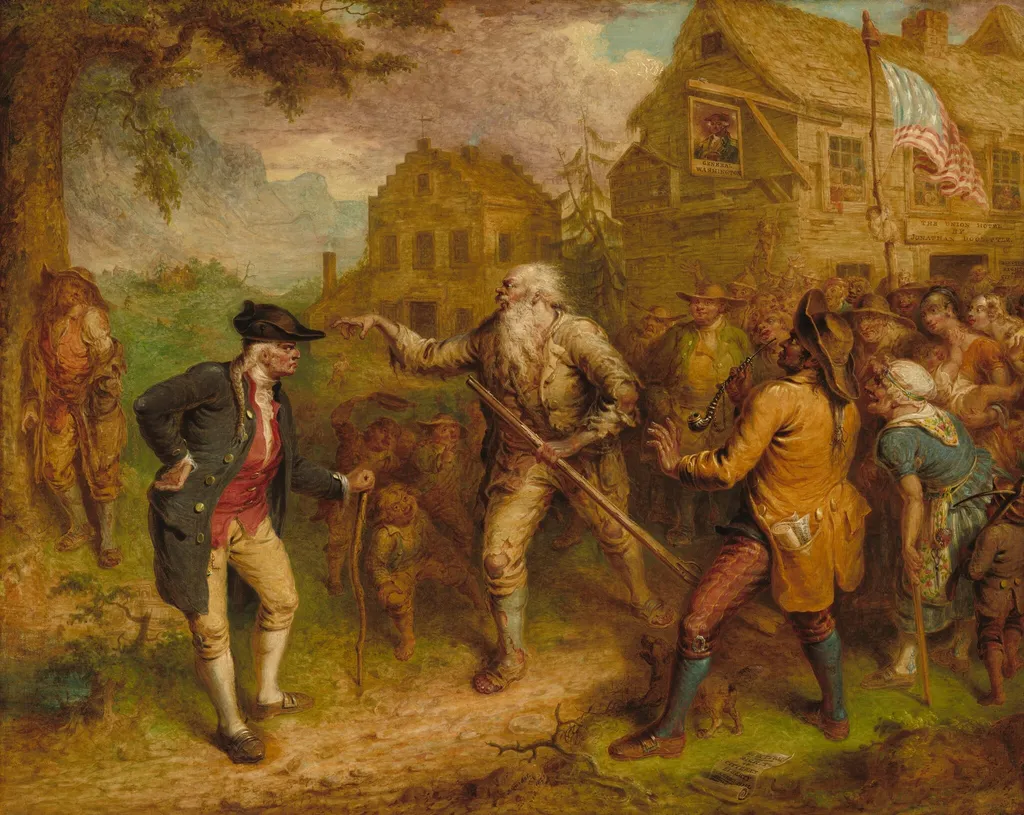 The Return of Rip Van Winkle, by John Quidor, oil, 1849