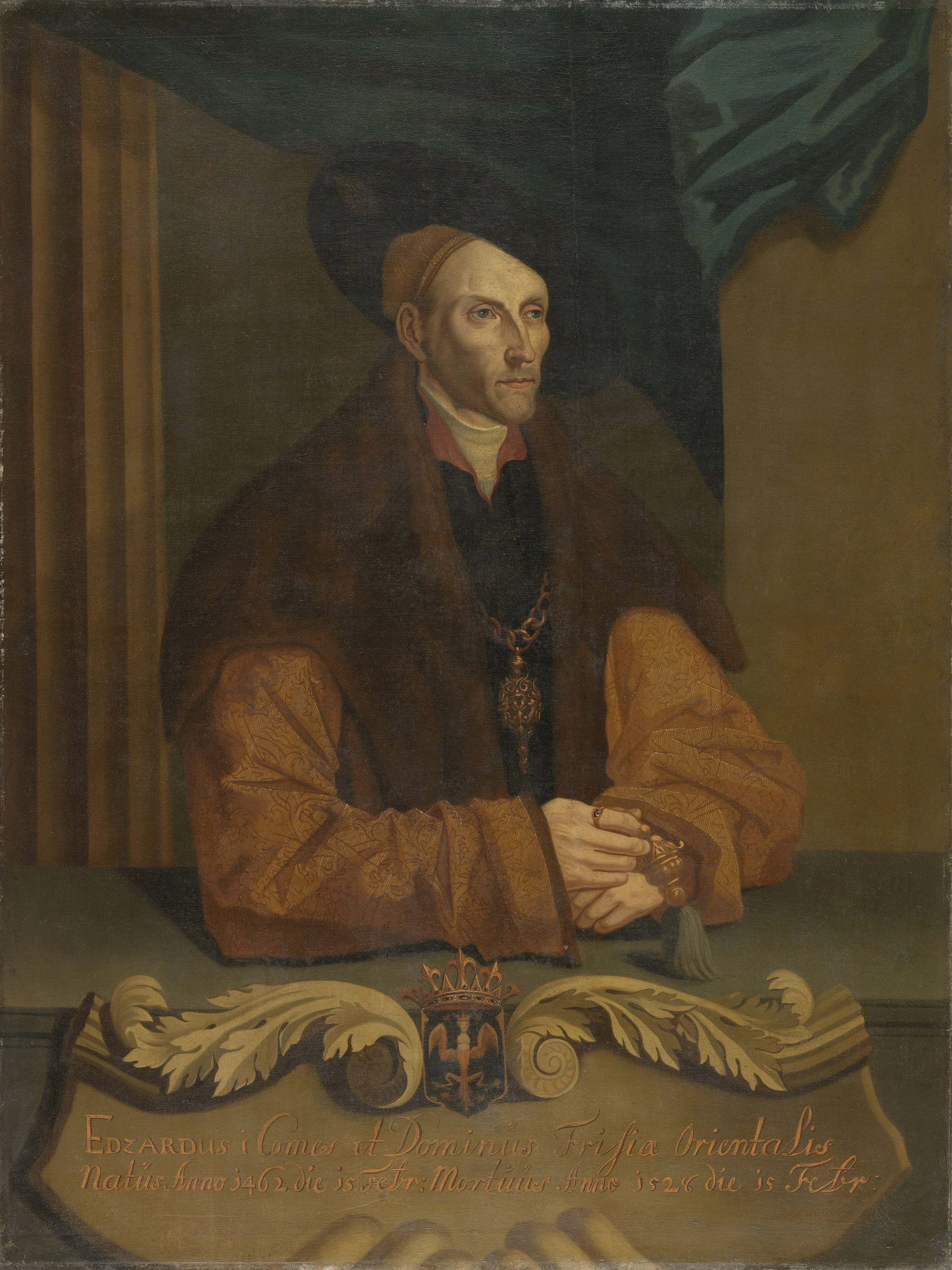 Edzard I (1462-1528), count of East Friesland, detail